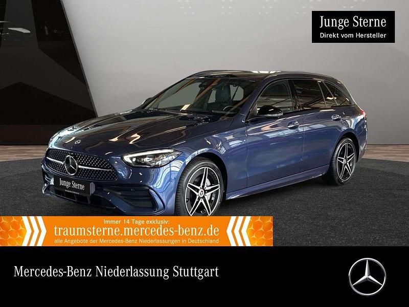 Blau Gebraucht 2024 Mercedes C300 AMG Limousine | 46.990 € (Fairer Preis) - Bild 1/3