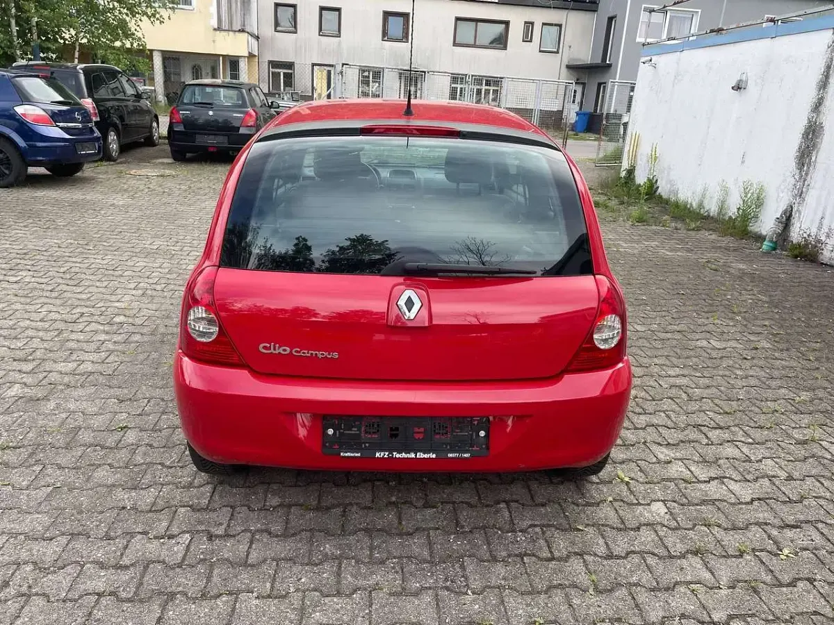 Gebraucht Renault Clio 58 PS (42 kW) 2008 Hellrot Kleinwagen
