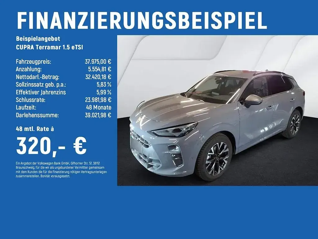 Usata Cupra Terramar 150 CV (110 kW) 2025 Grigio SUV