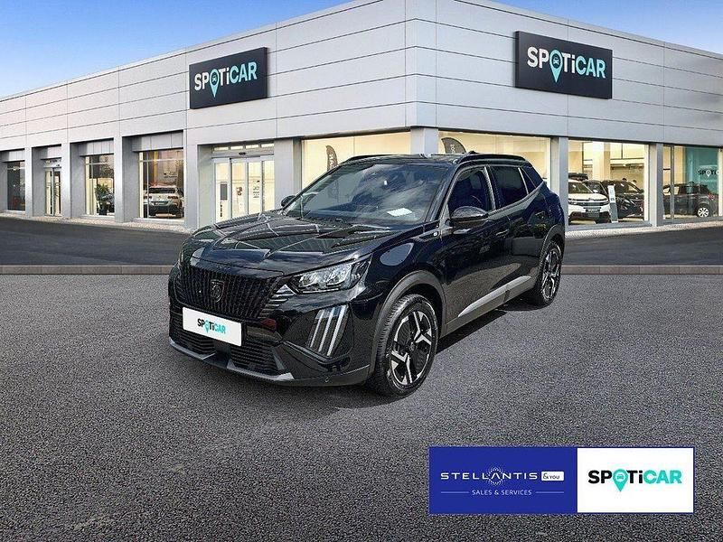 Schwarz perlaneraschwarz (metallic) Gebraucht 2024 Peugeot e-2008 Allure SUV | 30.875 € (Fairer Preis) - Bild 1/4
