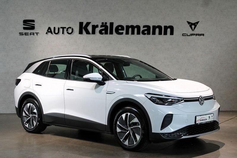 Gletscherweiß metallic Gebraucht 2021 VW ID.4 Pure SUV | 22.990 € (Fairer Preis) - Bild 1/4