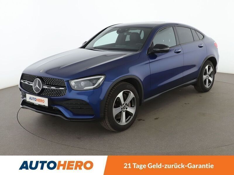 Blau Gebraucht 2020 Mercedes GLC400d AMG line Limousine | 43.530 € (Fairer Preis) - Bild 1/3