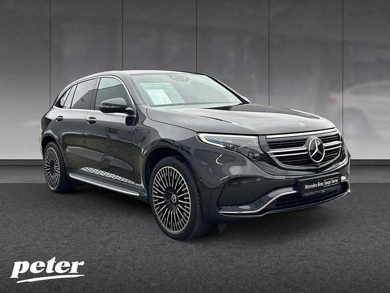 Gebraucht Mercedes EQC400 AMG line 300 kW (408 PS) 2022 Metalliclack graphitgrau SUV