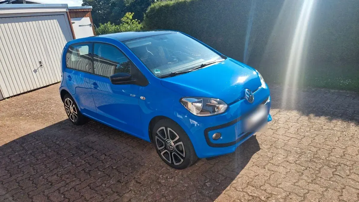 Gebraucht VW up! Cup 60 PS (44 kW) 2014 Blau Kleinwagen