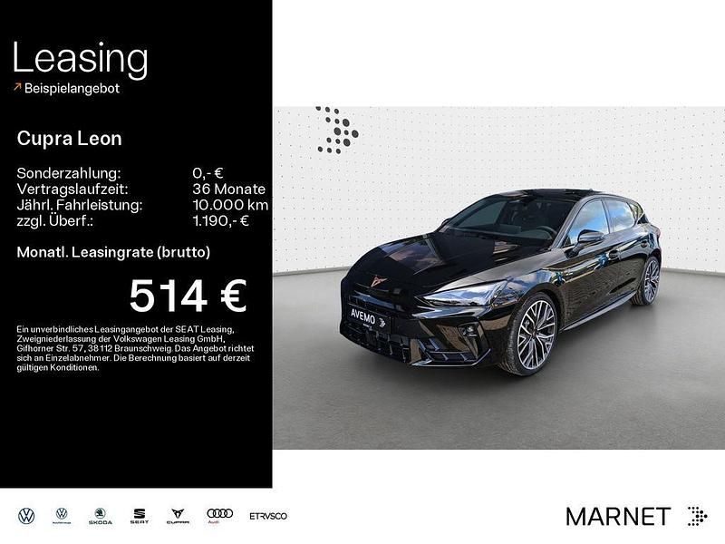 Midnight schwarz metallic Neu 2025 Cupra Leon VZ Limousine | 48.590 € (Teuer) - Bild 1/4