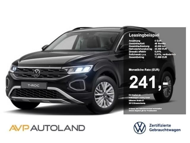 Deep black perleffekt Gebraucht 2024 VW T-Roc Life SUV | 23.300 € (Guter Preis) - Bild 1/4