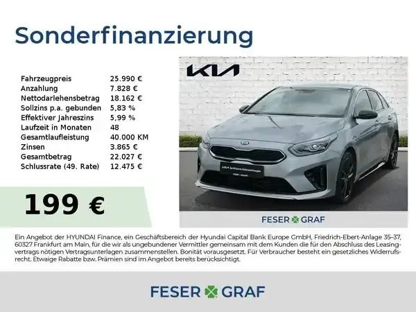 Lunarsilber metallic Gebraucht 2021 Kia Ceed Kombi | 19.970 € (Guter Preis) - Bild 1/4