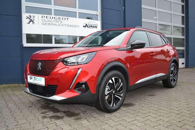 Lackierung elixierrot/typ v Gebraucht 2022 Peugeot e-2008 Allure SUV | 18.490 € (Fairer Preis) - Bild 1/4