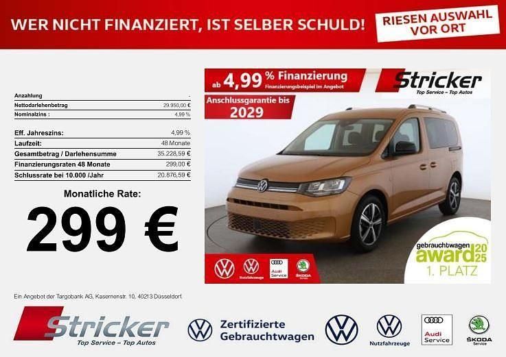Orange Gebraucht 2024 VW Caddy Goal Van / Kleinbus | 29.949 € (Fairer Preis) - Bild 1/3