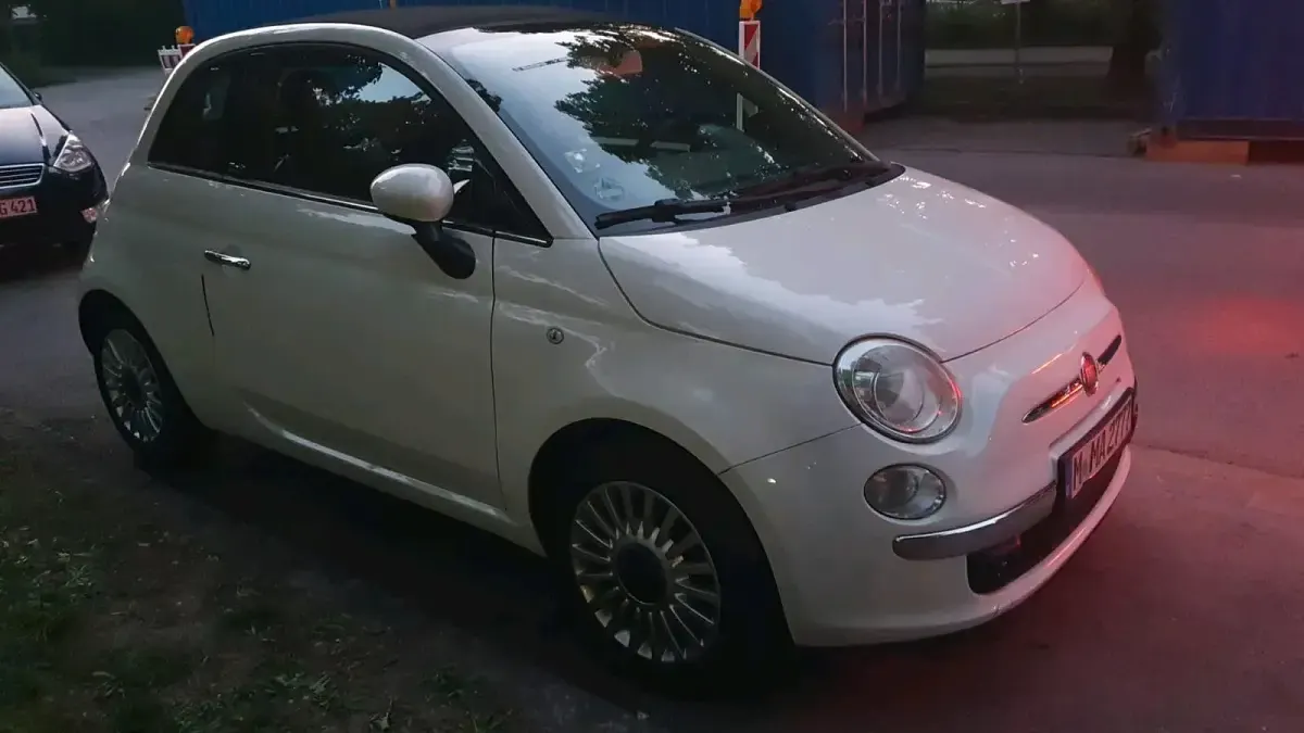 Gebraucht Fiat 500C Lounge 69 PS (50 kW) 2012 Weiß Cabrio