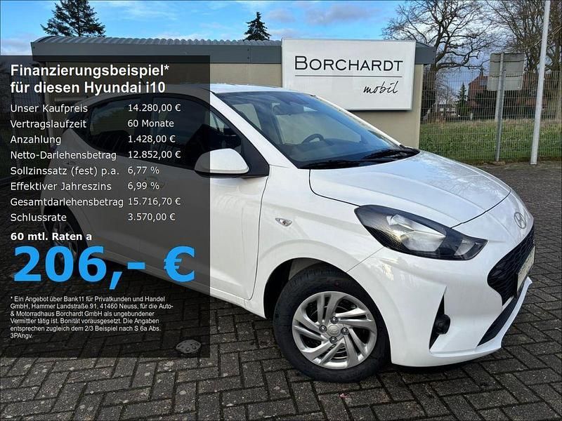 Weiß Neu 2025 Hyundai i10 Kleinwagen | 14.280 € (Superpreis) - Bild 1/4