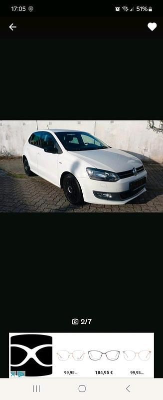 Gebraucht VW Polo 86 PS (63 kW) 2012 Weiß Kleinwagen