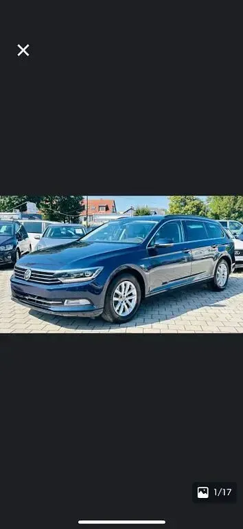 Gebraucht VW Passat 125 PS (91 kW) 2016 Blau Kombi