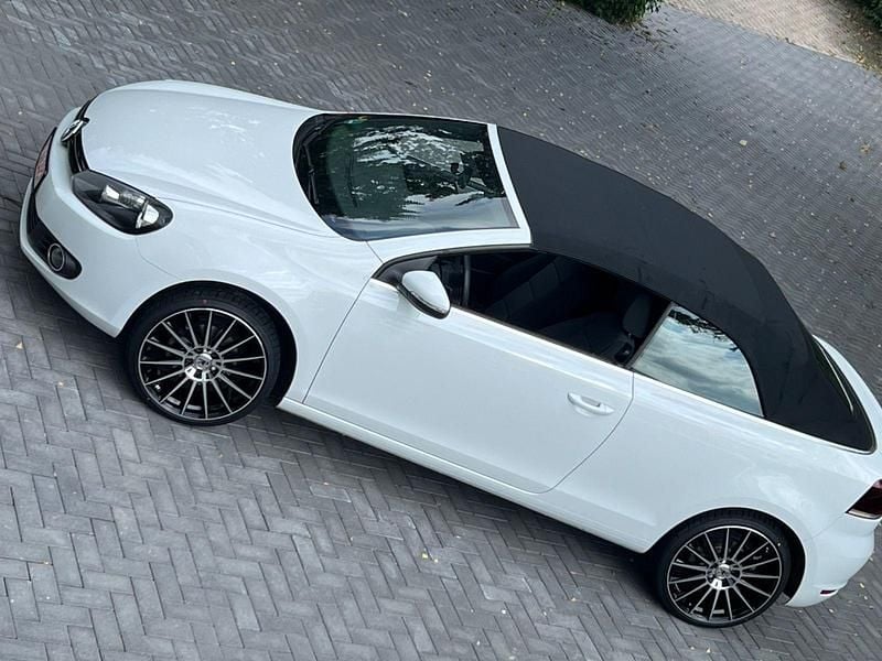 Gebraucht VW Golf Cabriolet 105 PS (77 kW) 2014 Weiß Cabrio
