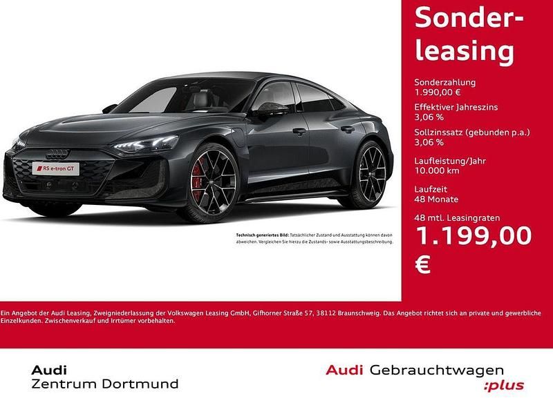 Daytonagrau perleffekt Gebraucht 2024 Audi e-tron GT quattro Performance Limousine | 130.998 € (Fairer Preis) - Bild 1/4
