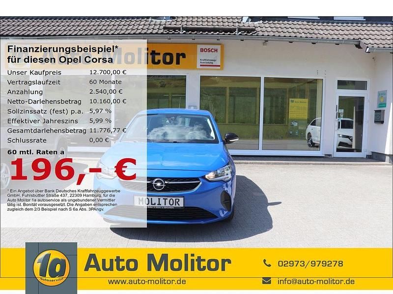 Blau Gebraucht 2022 Opel Corsa Edition Kleinwagen | 12.700 € (Guter Preis) - Bild 1/4