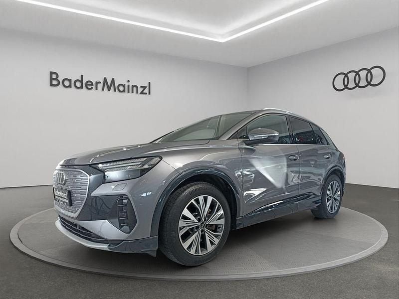 Taifungrau metallic Gebraucht 2022 Audi Q4 e-tron Advanced SUV | 35.930 € (Fairer Preis) - Bild 1/4