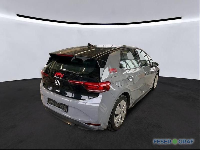 Gebraucht VW ID.3 Pure 110 kW (150 PS) 2022 Mondsteingrau schwarz Kleinwagen