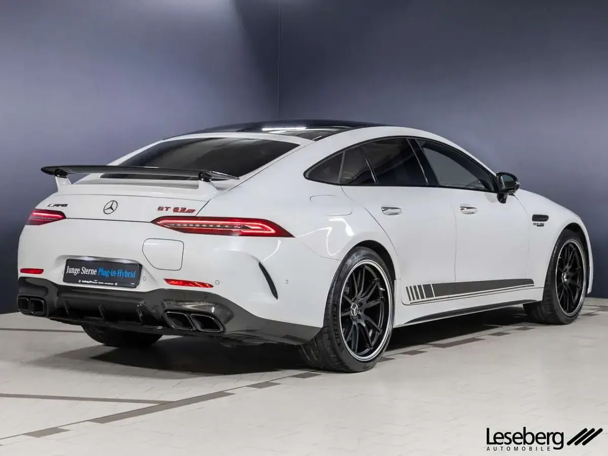 Gebraucht Mercedes AMG GT63 S E Performance AMG 843 PS (620 kW) 2025 Manufaktur opalithweiß bright Coupé