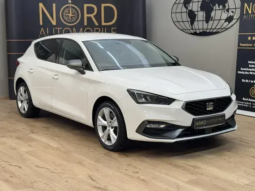 Occasion Seat Leon FR 204 ch (150 kW) 2021 Blanc Berline