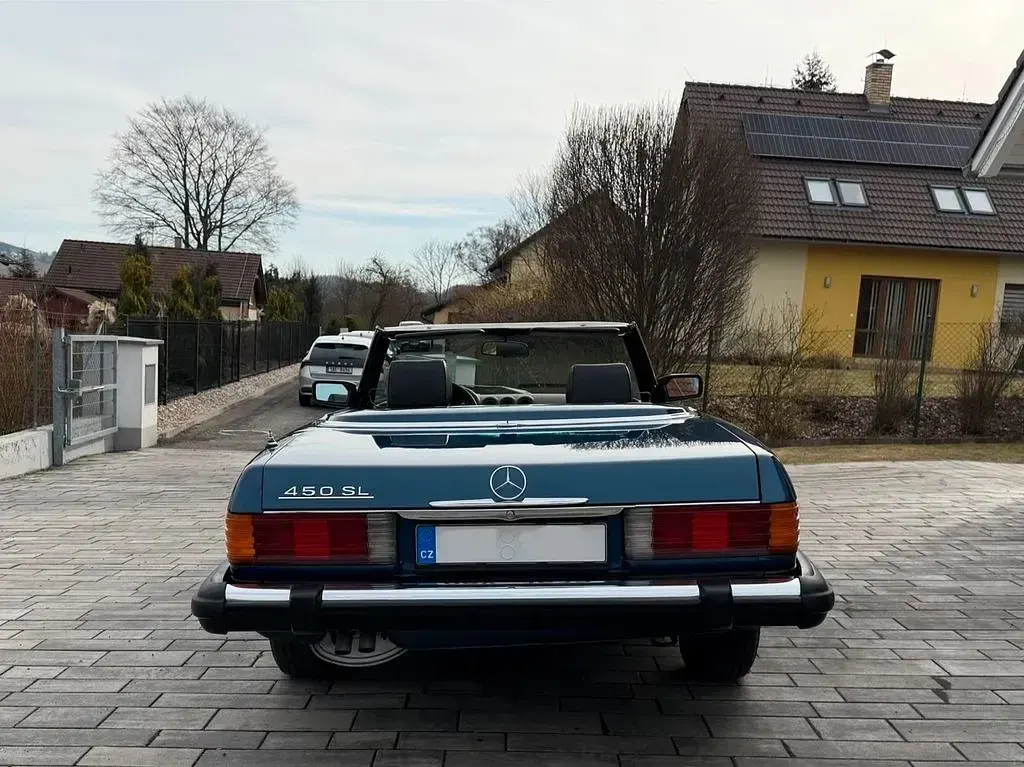Gebraucht Mercedes SL450 224 PS (164 kW) 1976 Blau Cabrio