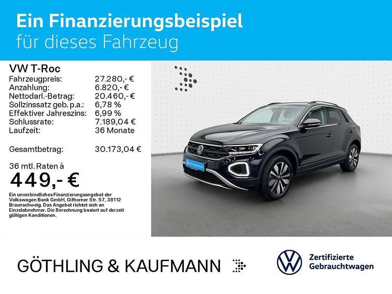 Gebraucht VW T-Roc Goal 150 PS (110 kW) 2025 Deep black perleffekt SUV