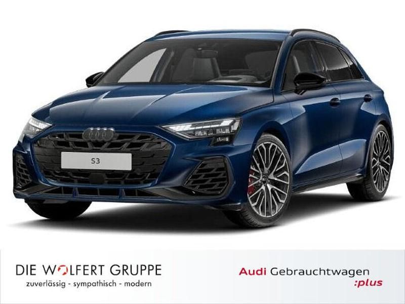 Ascariblau metallic Gebraucht 2024 Audi S3 Ambiente Limousine | 48.220 € (Guter Preis) - Bild 1/4