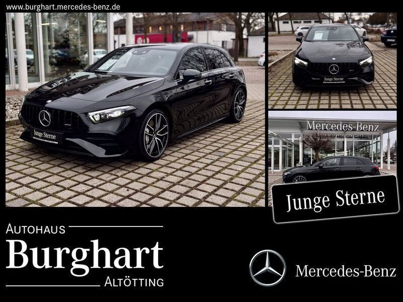 lack kosmosschwarz Gebraucht 2023 Mercedes A35 AMG AMG line Limousine | 43.900 € (Fairer Preis) - Bild 1/4