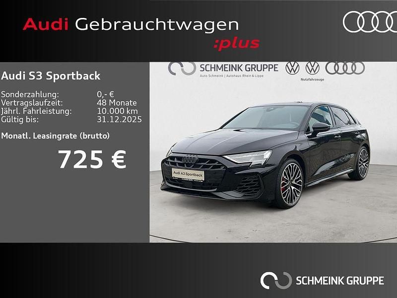 Mythosschwarz metallic Gebraucht 2025 Audi S3 Sport Limousine | 61.880 € - Bild 1/3