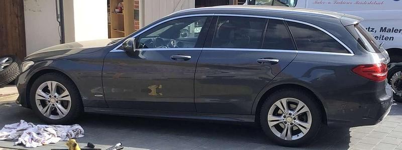 Gebraucht Mercedes C250 AMG line 204 PS (150 kW) 2015 Grau Kombi