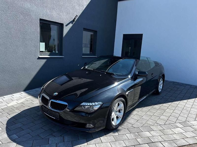 Schwarz Gebraucht 2008 BMW 630 Cabriolet Efficient Dynamics Cabrio | 17.499 € (Superpreis) - Bild 1/4