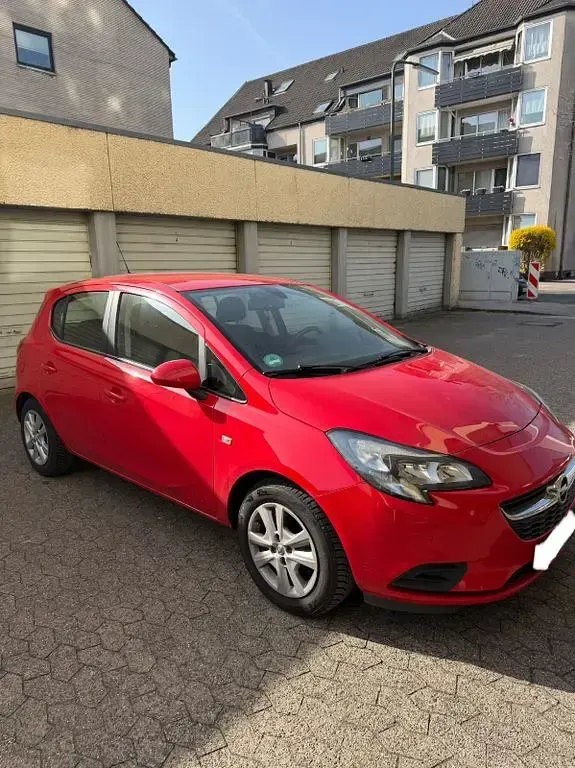 Używany Opel Corsa Edition 90 KM (66 kW) 2017 Czerwony Hatchback