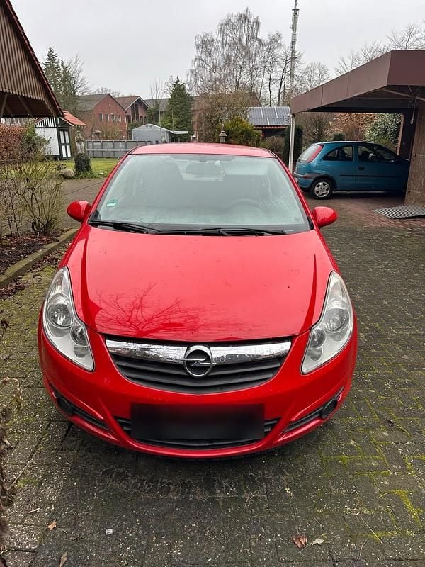 Gebraucht Opel Corsa 60 PS (44 kW) 2009 Rot Kleinwagen