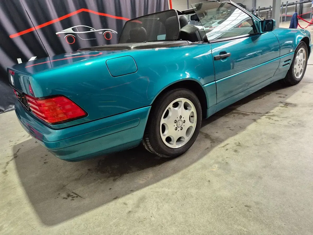 Gebraucht Mercedes SL320 231 PS (169 kW) 1997 Grün Cabrio