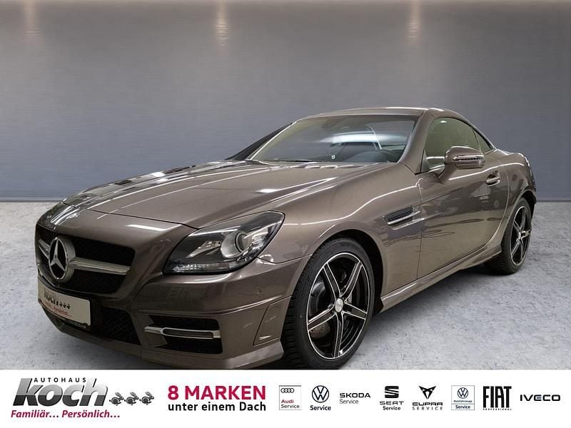 Grau Gebraucht 2012 Mercedes SLK200 AMG Cabrio | 19.990 € (Fairer Preis) - Bild 1/4