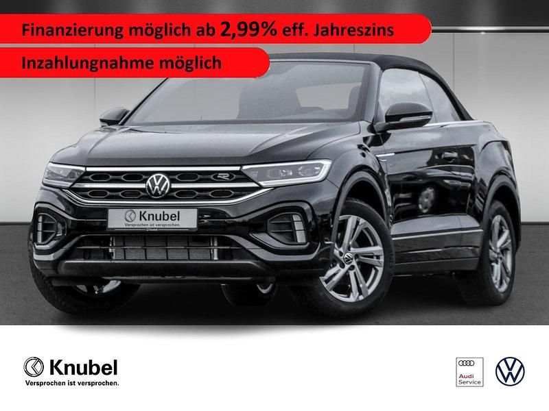 Neu VW T-Roc Cabriolet R-line 150 PS (110 kW) 2025 Deep black perleffekt Cabrio
