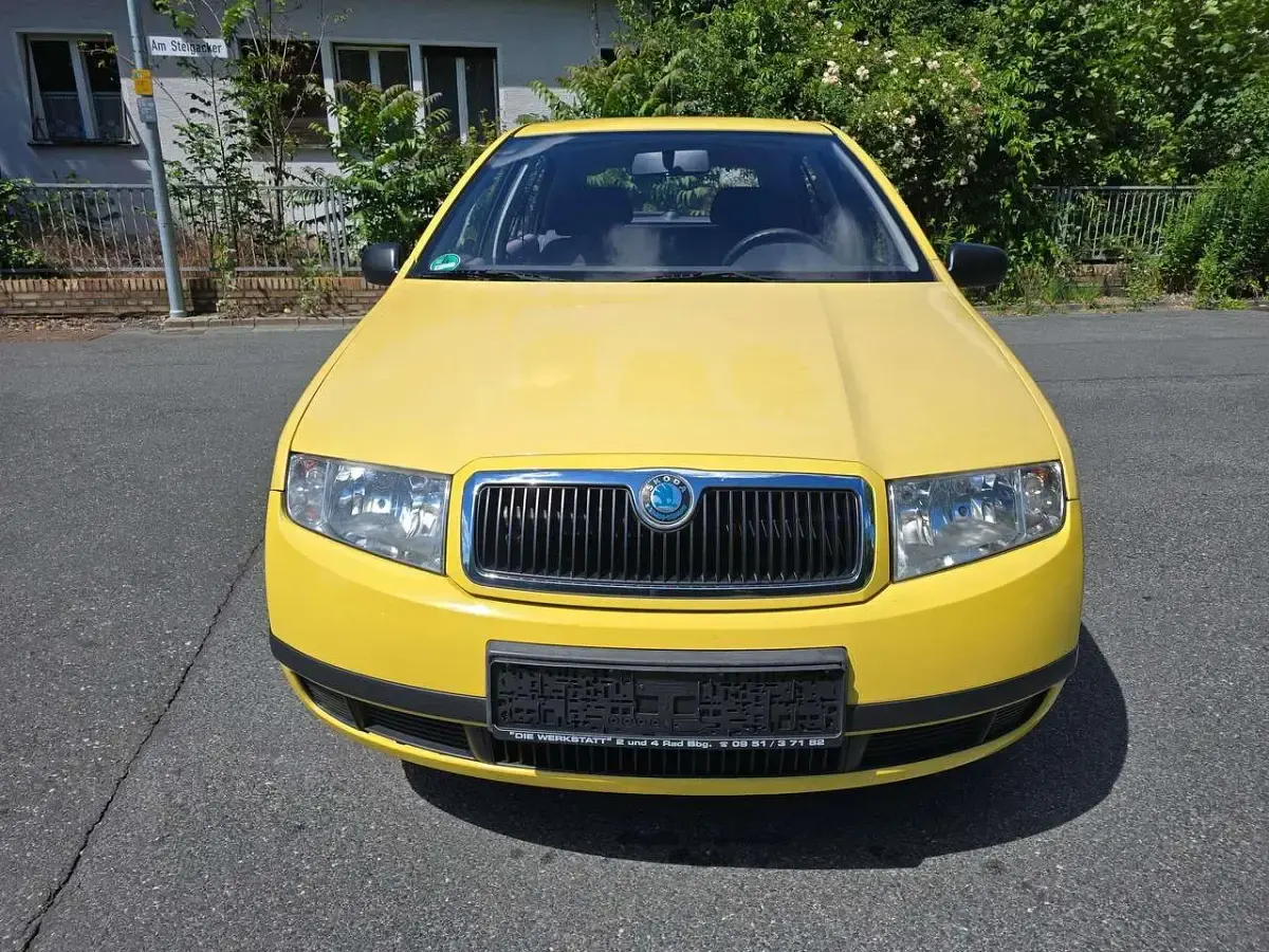 Gebraucht Skoda Fabia 60 PS (44 kW) 2002 Gelb Limousine