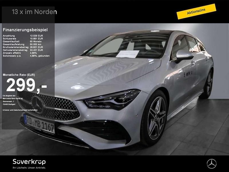 Iridiumsilber Gebraucht 2023 Mercedes CLA200 Shooting Brake AMG Kombi | 34.450 € (Fairer Preis) - Bild 1/4