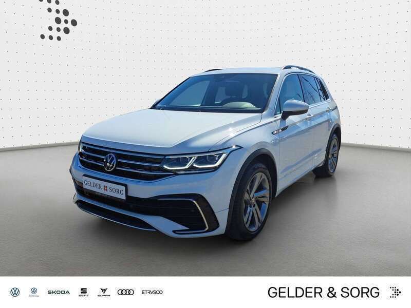 Weiß Gebraucht 2021 VW Tiguan R-line SUV | 32.880 € (Guter Preis) - Bild 1/2