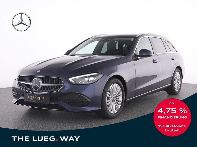 Blau Gebraucht 2024 Mercedes C220 Avantgarde Limousine | 36.499 € (Superpreis) - Bild 1/4