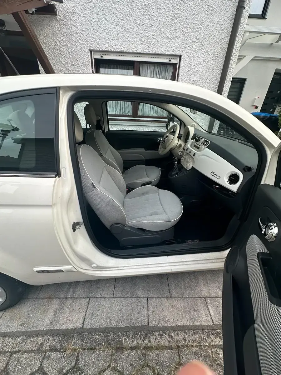 Gebraucht Fiat 500 2009 Weiß Cabrio