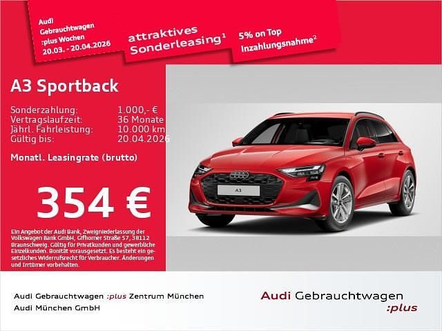 Gebraucht Audi A3 Sportback e-tron Advanced Plus 204 PS (150 kW) 2025 Progressivrot metallic Kleinwagen