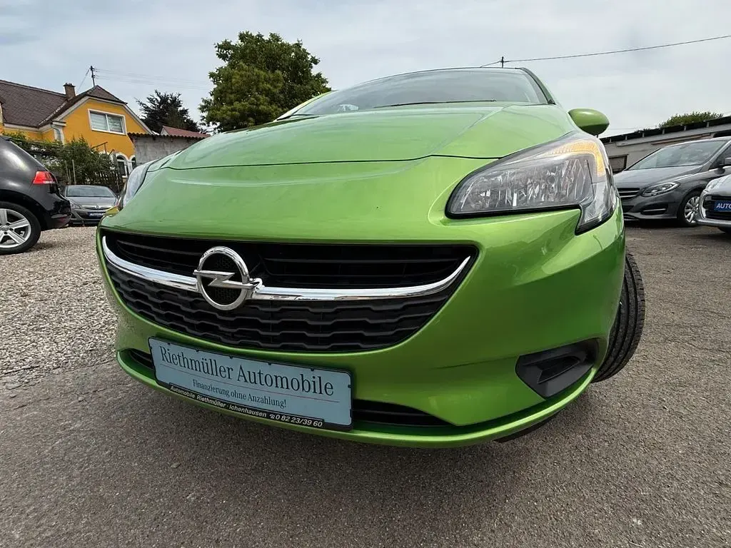 Gebraucht Opel Corsa Edition 2015 Grün Kleinwagen