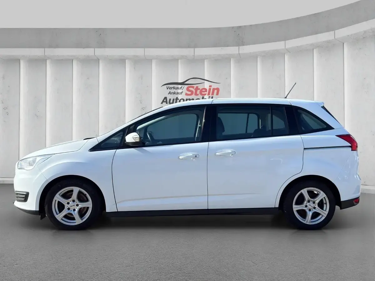 Gebraucht Ford Grand C-Max Trend 101 PS (74 kW) 2016 Weiß Van / Kleinbus