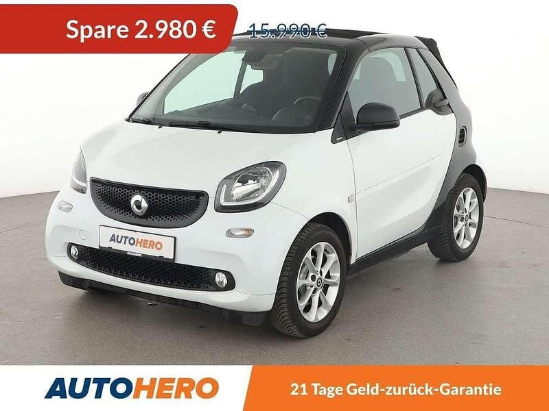 Weiß Gebraucht 2017 Smart ForTwo Cabrio Passion Cabrio | 13.010 € (Guter Preis) - Bild 1/3