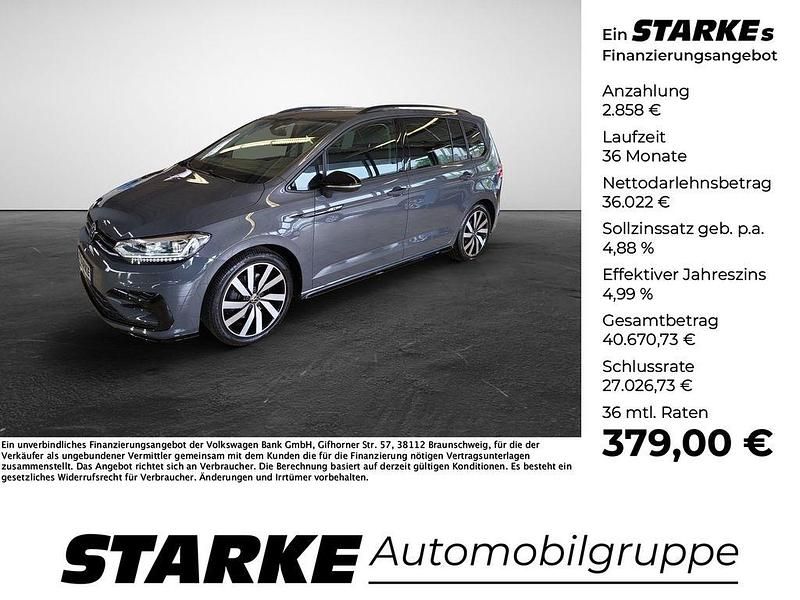 Schwarz (delfingrau metallic) Gebraucht 2024 VW Touran R-line Van / Kleinbus | 38.880 € (Etwas zu teuer) - Bild 1/4