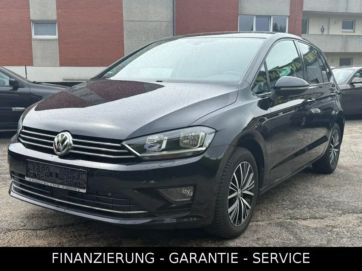 Gebraucht VW Golf Sportsvan Allstar 116 PS (85 kW) 2016 Schwarz Van / Kleinbus