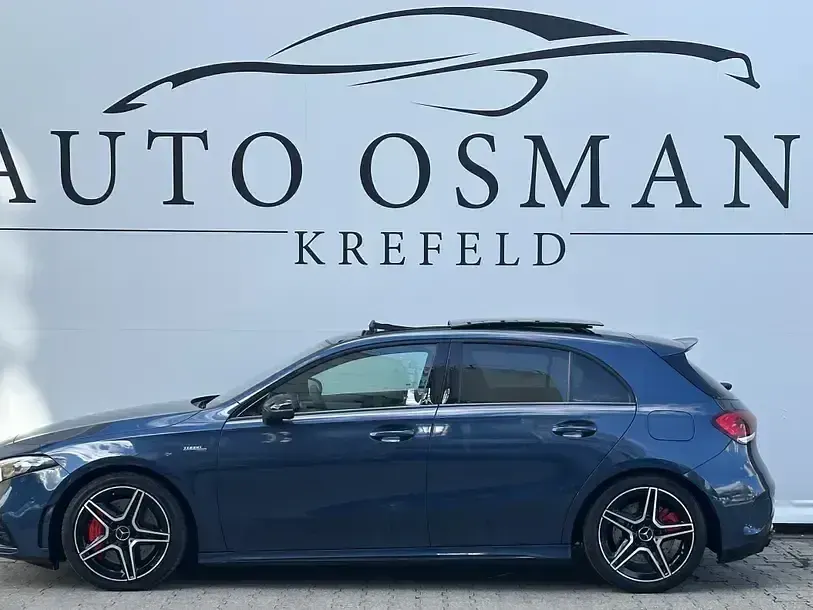 Gebraucht Mercedes A35 AMG AMG 306 PS (225 kW) 2022 Denimblau  metalliclack Limousine