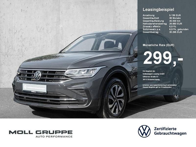 Grau Gebraucht 2021 VW Tiguan Life SUV | 26.250 € (Guter Preis) - Bild 1/4