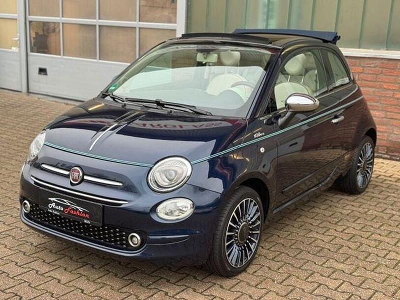 Blau Gebraucht 2017 Fiat 500C Riva Cabrio | 13.750 € - Bild 1/4
